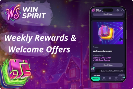 WinSpirit welcome bonus offers and ongoing casino rewards