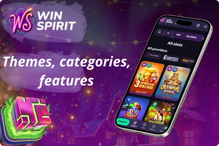 Megaways, Hold and Win, Bonus Buy and jackpot slots filtered by category at WinSpirit
