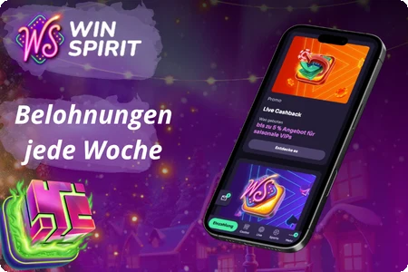 WinSpirit Willkommensbonus-Angebote und laufende Casino-Belohnungen