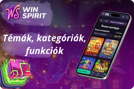 Megaways, Hold and Win, Bónuszvásárlás és jackpot nyerőgépek kategória szerint szűrve a WinSpiritnél